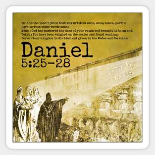 Daniel 5:25-28 Sticker